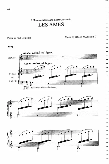 First page of Les âmes