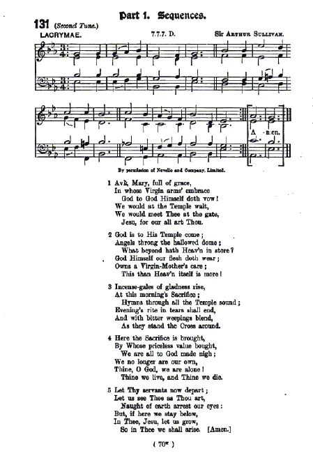 First page of Ave Maria