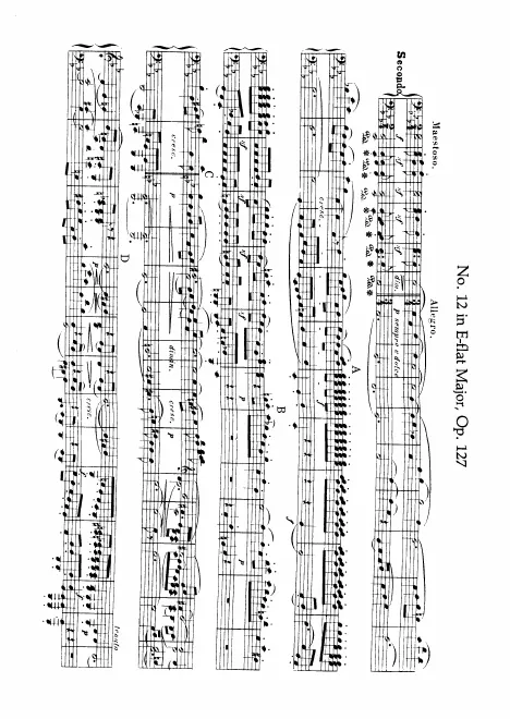 First page of String Quartet No.12