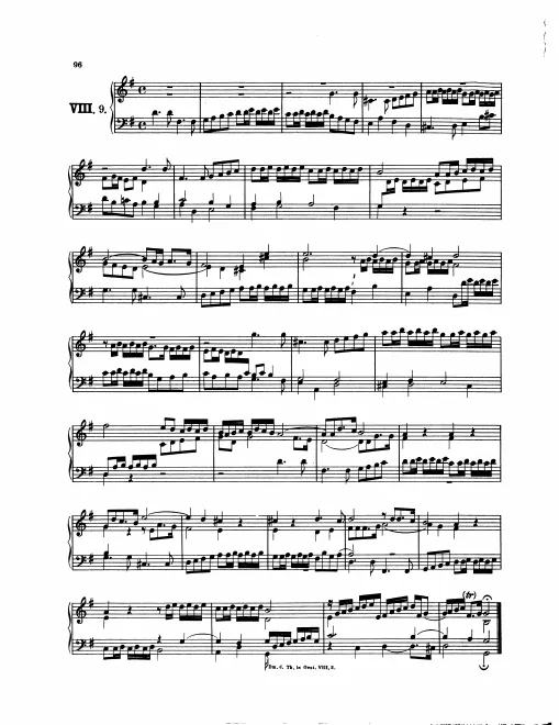 First page of Magnificat Fugue