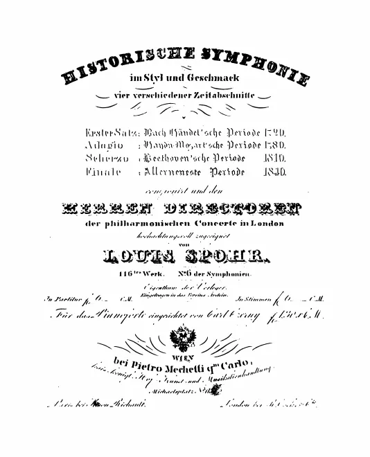 First page of Symphony No.6
