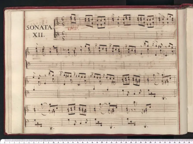 First page of Keyboard Sonata in C major