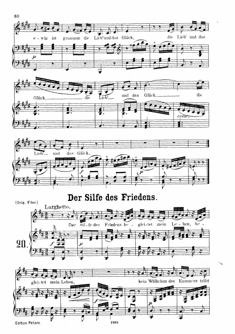 First page of Ridente la calma