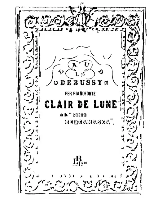 First page of Suite Bergamasque