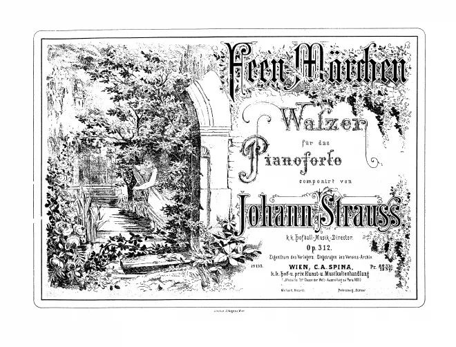 First page of Feen-Märchen Walzer
