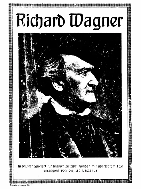 First page of Richard Wagner In leichter Spielart