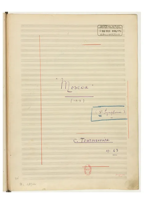 First page of Symphony No.3