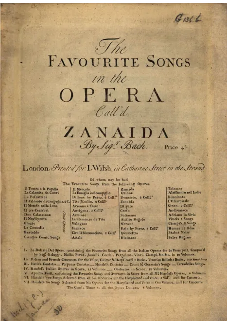 First page of Zanaïda