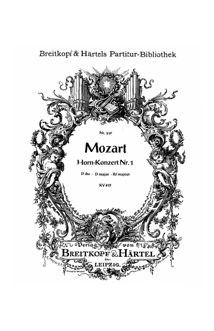 First page of Horn Concerto