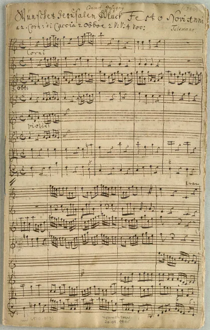 First page of Wünschet Jerusalem Glück
