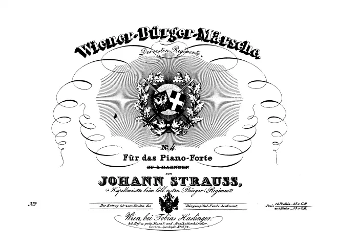 First page of Original-Parade-Marsch