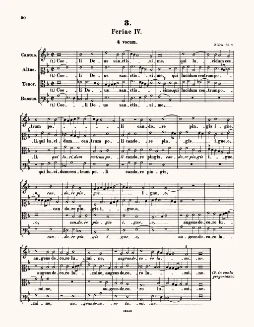 First page of Coeli Deus sanctissime