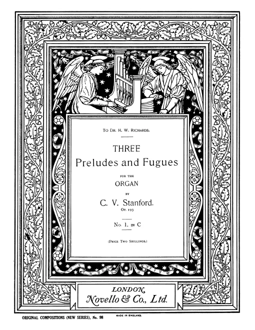 First page of 3 Preludes and Fugues