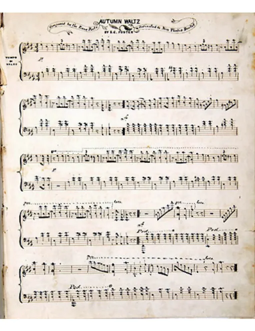 First page of Autumn Waltz