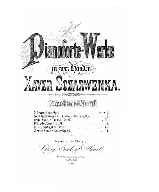 First page of Scherzo
