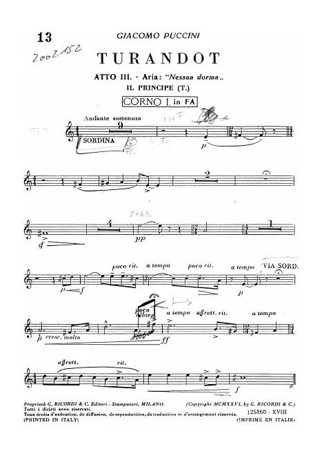 Horn 1 (F)