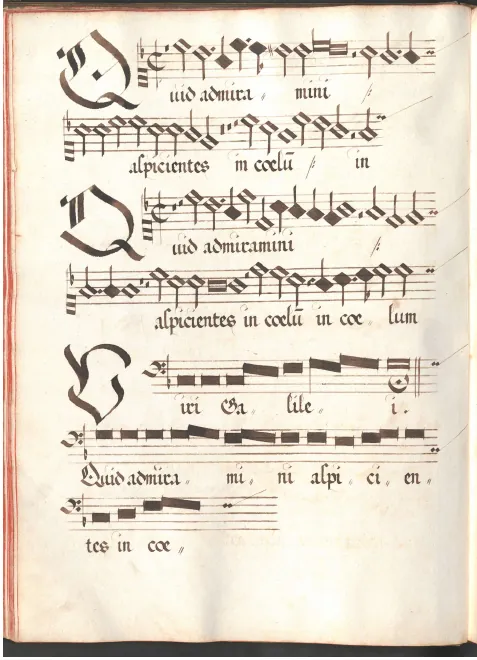 First page of Officium Ascensionis Domini
