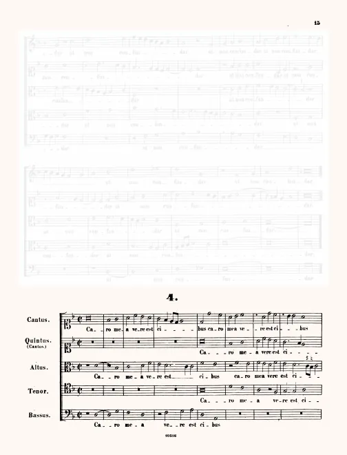 First page of Caro mea vere est cibus