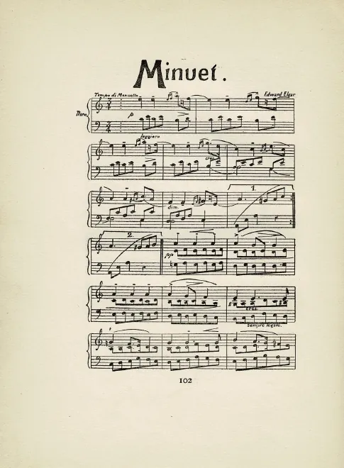 First page of Minuet