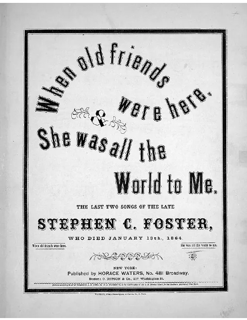 First page of She Was All the World to Me