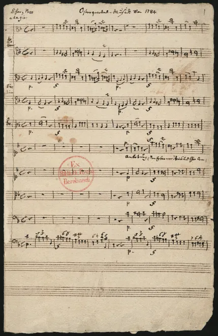 First page of Anbetung dem Erbarmer