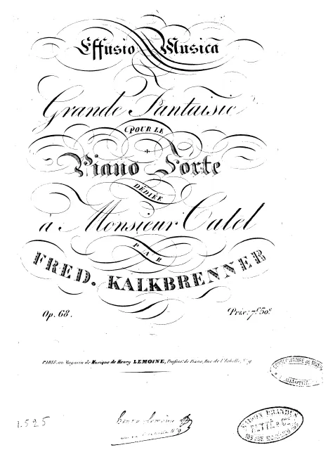 First page of Grande Fantaisie 'Effusio Musica'