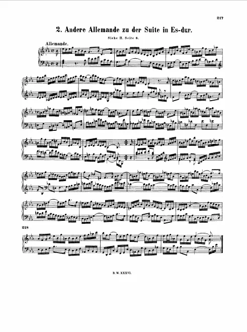 First page of Suite