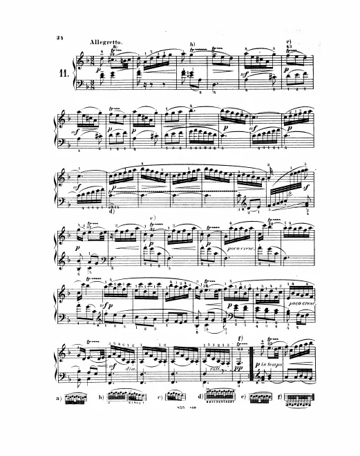 First page of Keyboard Sonata in D minor