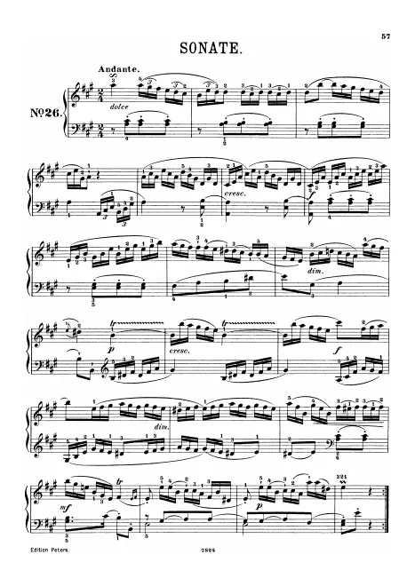 First page of Divertimento