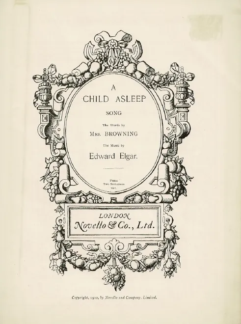 First page of A Child Asleep