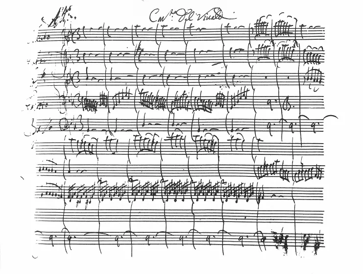 First page of Concerto in G minor