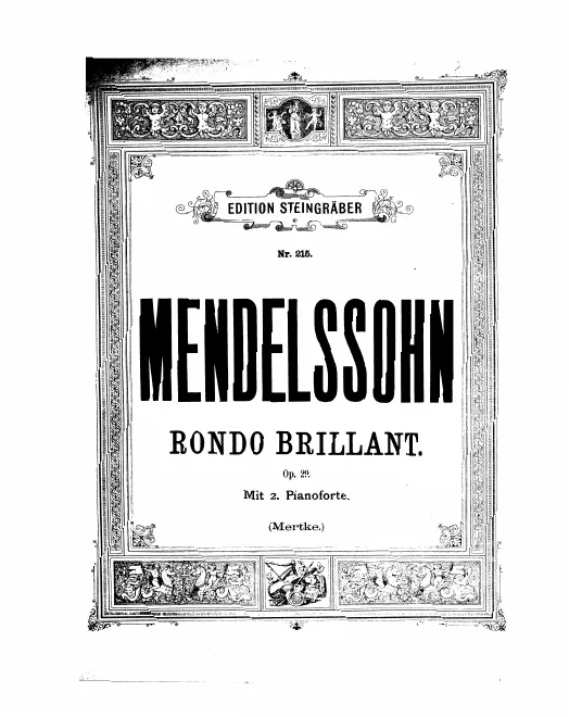 First page of Rondo brillant