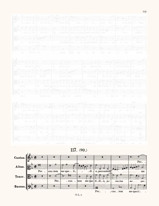 First page of Peccantem me quotidie