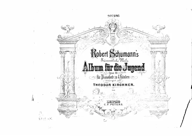 First page of Album für die Jugend