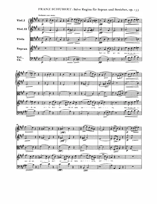 First page of Salve Regina