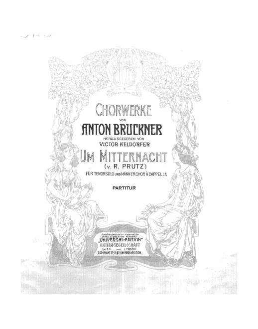 First page of Um Mitternacht (II)