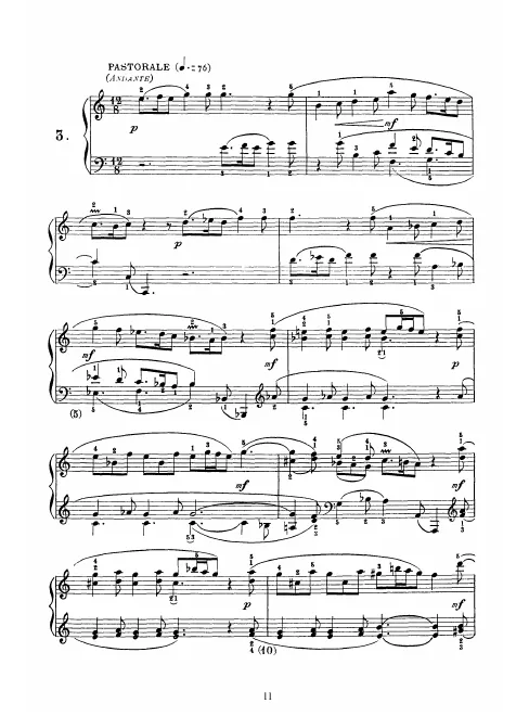 First page of Keyboard Sonata in C major