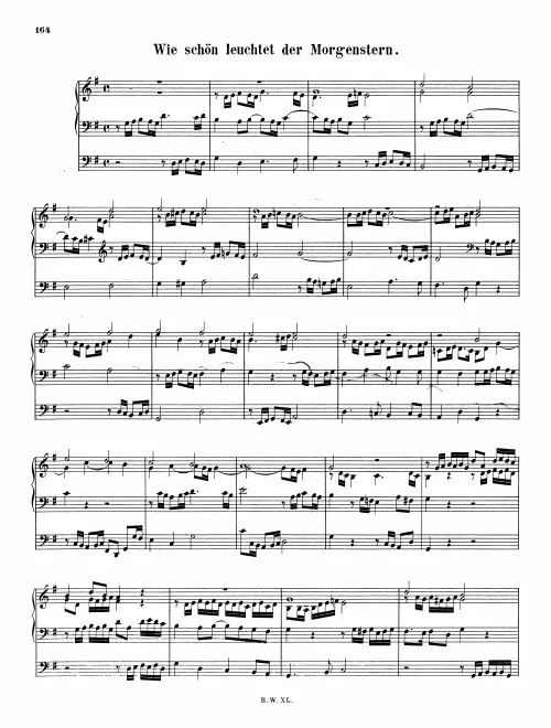 First page of Wie schön leuchtet der Morgenstern [III]