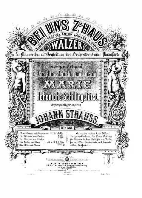 First page of Bei uns z'Haus