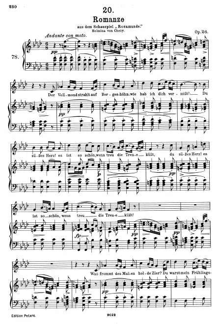 First page of Rosamunde, Fürstin von Zypern