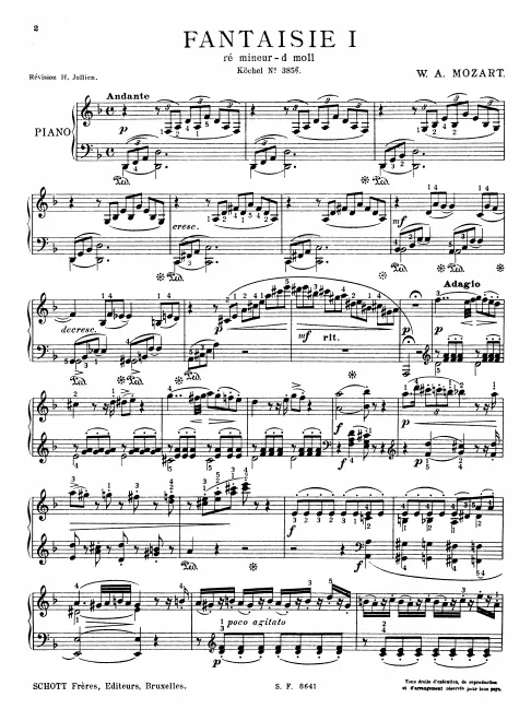 First page of Fantasia