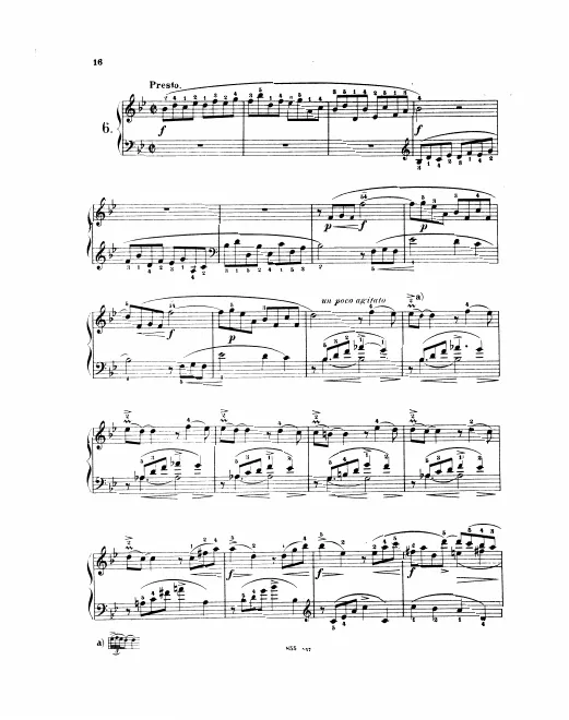 First page of Keyboard Sonata in B-flat major