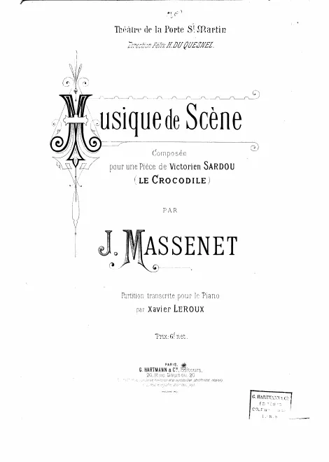 First page of Le crocodile