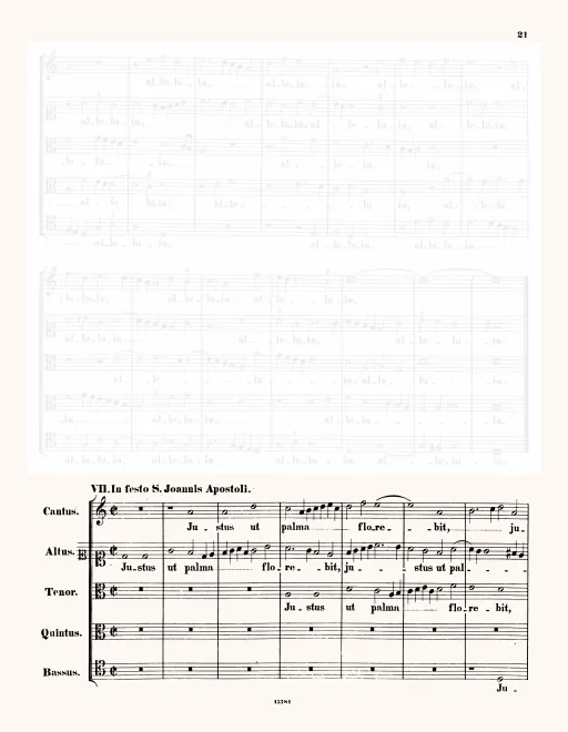 First page of Iustus ut palma