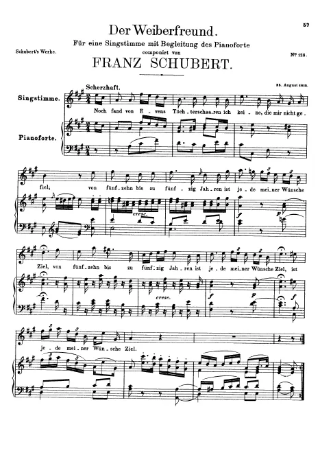First page of Der Weiberfreund
