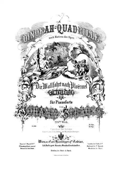 First page of Dinorah-Quadrille