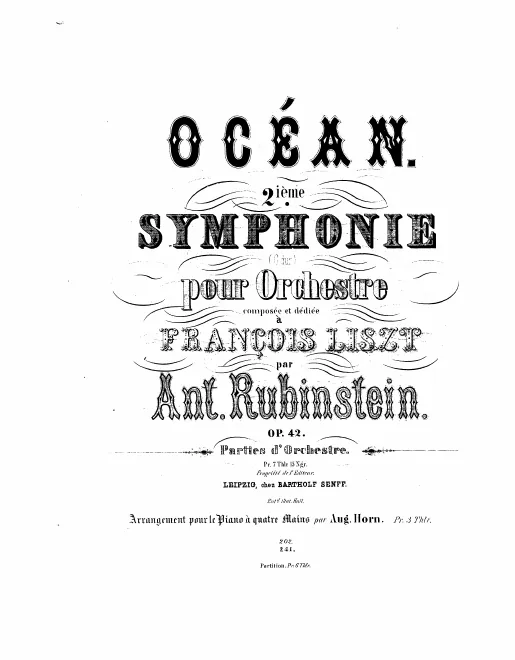 First page of Symphony No.2