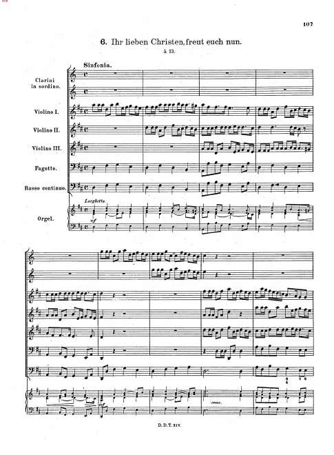 First page of Ihr lieben Christen, freut euch nun