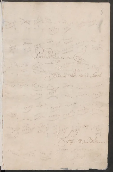 First page of Prelude in C major