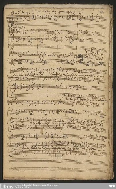 First page of Mein Gott ich bin gesinnt